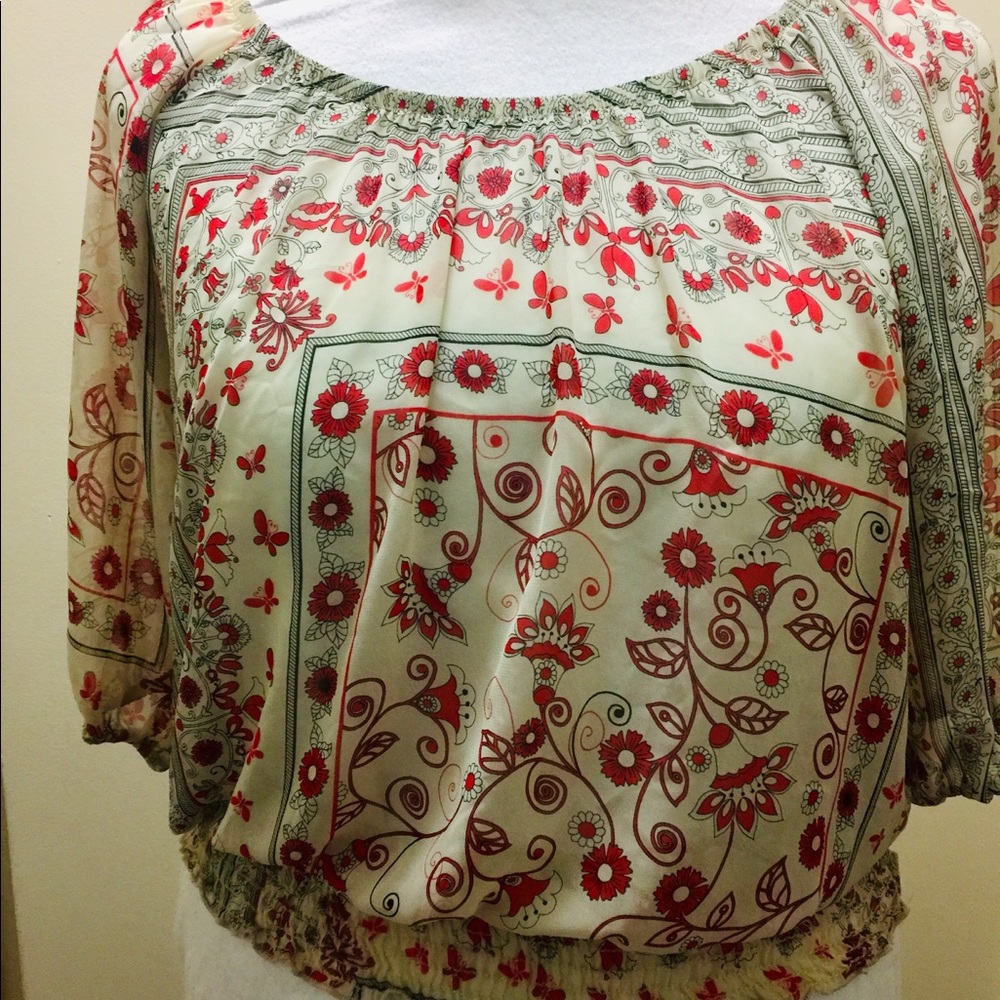 Torrid multi color blouse size 1X